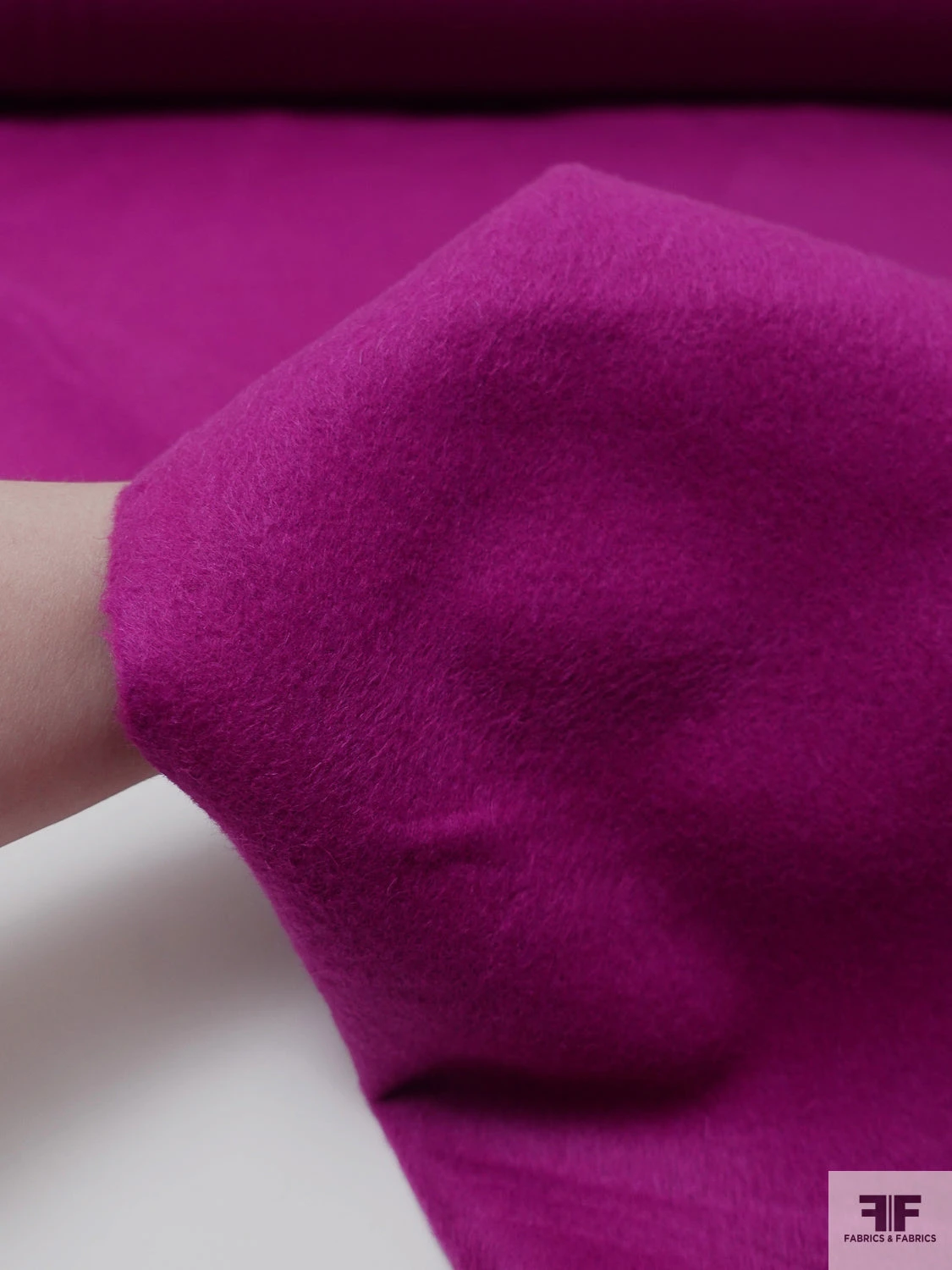 Italian Brushed Wool-Blend Coating - Fuchsia 8 Italian Brushed Wool-Blend Coating - Fuchsia - Image 6
