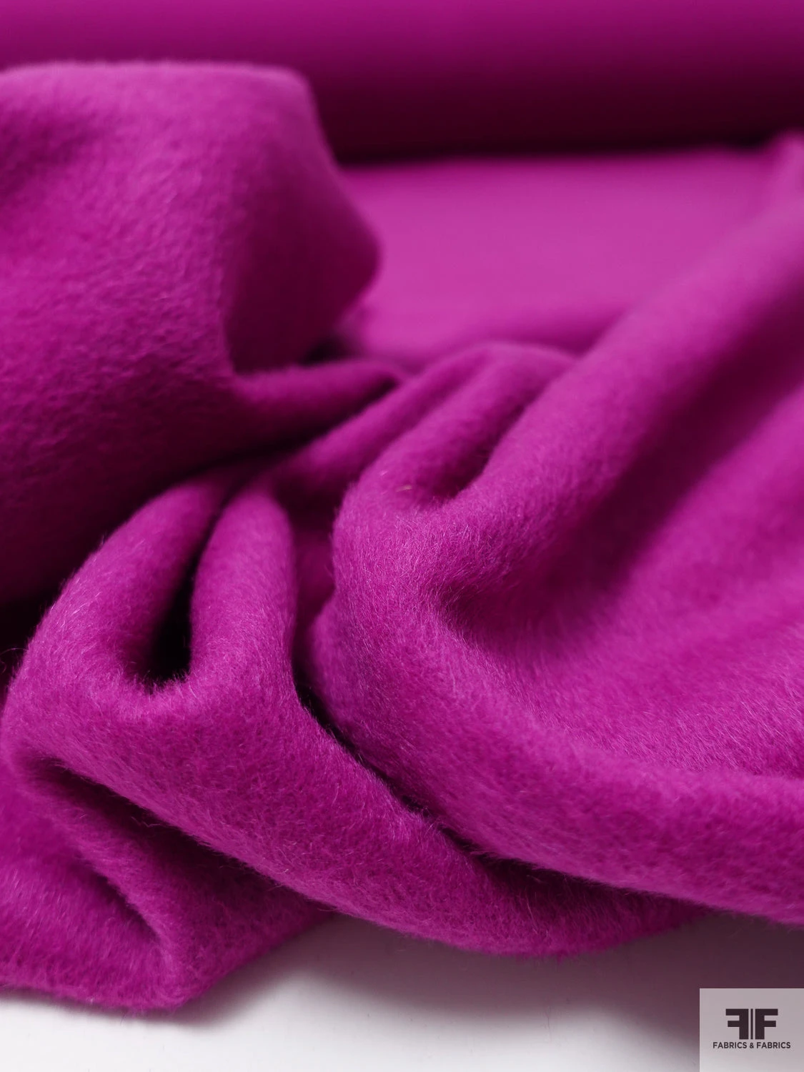 Italian Brushed Wool-Blend Coating - Fuchsia 9 Italian Brushed Wool-Blend Coating - Fuchsia - Image 7