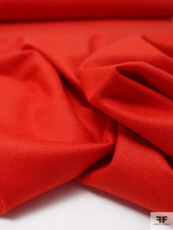 Italian Jason Wu Stretch Felted Wool Suiting - Red -Fabrics And Fabrics Store 19097 7