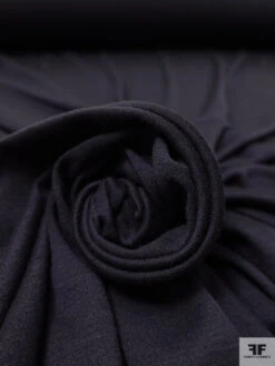 Italian Loro Piana Solid Cashmere Knit - Dark Navy 12 Italian Loro Piana Solid Cashmere Knit - Dark Navy -Fabrics And Fabrics Store 19102 3