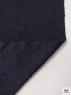 Italian Loro Piana Solid Cashmere Knit - Dark Navy 13 Italian Loro Piana Solid Cashmere Knit - Dark Navy -Fabrics And Fabrics Store 19102 4