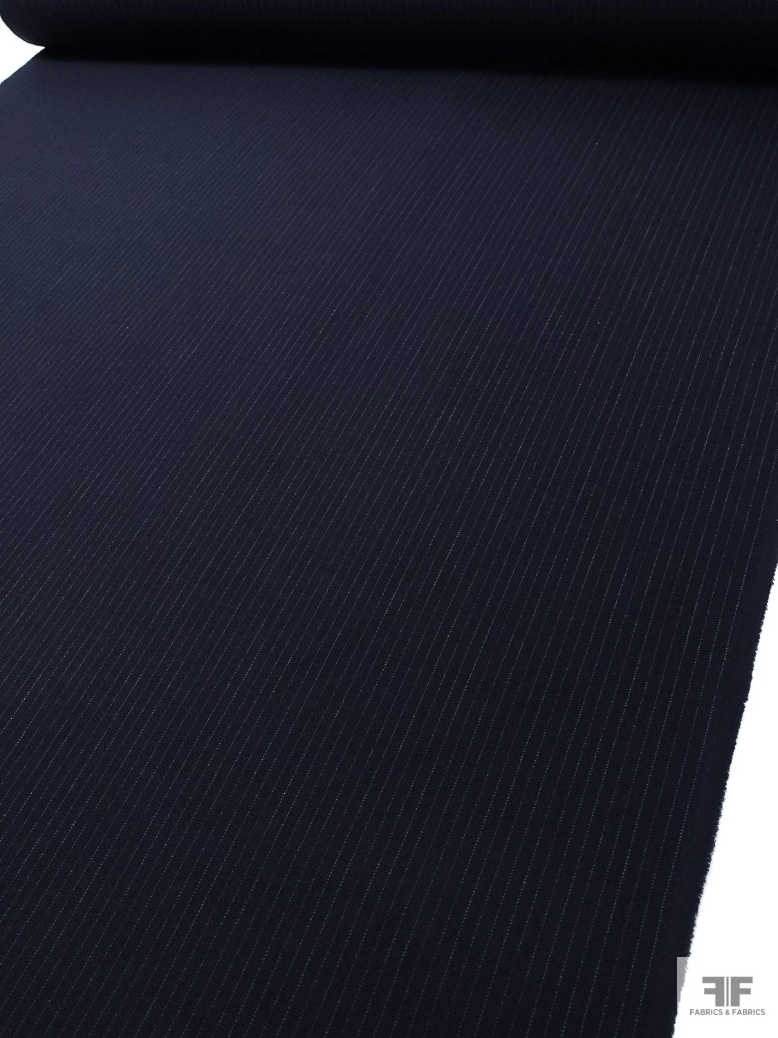 Striped Herringbone Wool-Blend Stretch Suiting - Dark Navy / Grey 9 Striped Herringbone Wool-Blend Stretch Suiting - Dark Navy / Grey - Image 7