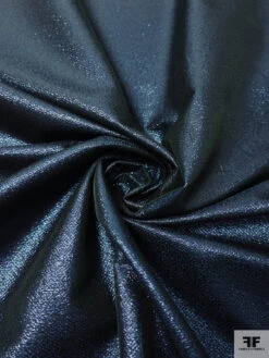 Solid Stiff Lamé - Metallic Navy