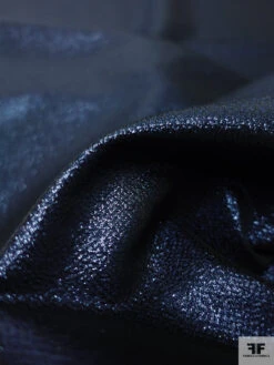 Solid Stiff Lamé - Metallic Navy 17 Solid Stiff Lamé - Metallic Navy -Fabrics And Fabrics Store 19125 8