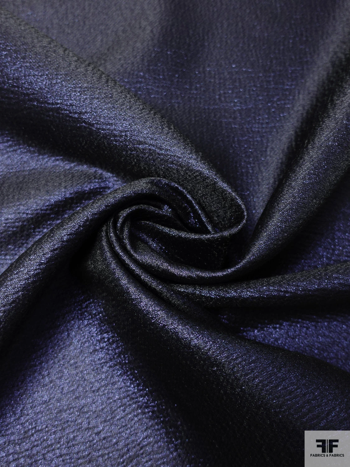 Solid Slightly Textured Stiff Lamé - Metallic Dark Purple 3 Solid Slightly Textured Stiff Lamé - Metallic Dark Purple