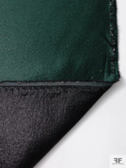 Slightly Textured Twill Lamé - Castleton Green / Black -Fabrics And Fabrics Store 19128 4