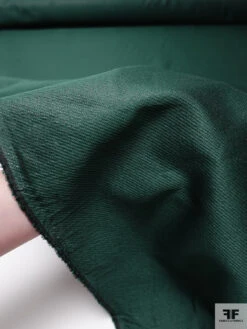 Slightly Textured Twill Lamé - Castleton Green / Black -Fabrics And Fabrics Store 19128 6