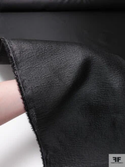 Slightly Textured Twill Lamé - Black -Fabrics And Fabrics Store 19130 6