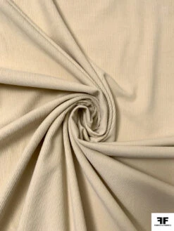Italian Solid Mid-Wale Cotton Corduroy - Cream 11 Italian Solid Mid-Wale Cotton Corduroy - Cream -Fabrics And Fabrics Store 19205 2