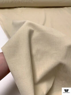 Italian Solid Mid-Wale Cotton Corduroy - Cream 15 Italian Solid Mid-Wale Cotton Corduroy - Cream -Fabrics And Fabrics Store 19205 8