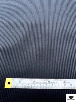 Italian Solid Wide Wale Cotton Corduroy - Dusty Navy 12 Italian Solid Wide Wale Cotton Corduroy - Dusty Navy -Fabrics And Fabrics Store 19207 4