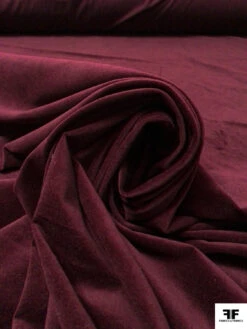 Italian Solid Stretch Cotton Velveteen - Wine Berry 12 Italian Solid Stretch Cotton Velveteen - Wine Berry -Fabrics And Fabrics Store 19208 3
