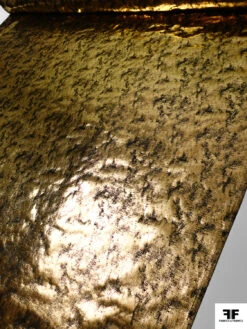 Metallic Foil Printed Stretch Velvet - Gold / Black 19 Metallic Foil Printed Stretch Velvet - Gold / Black -Fabrics And Fabrics Store 19236 8