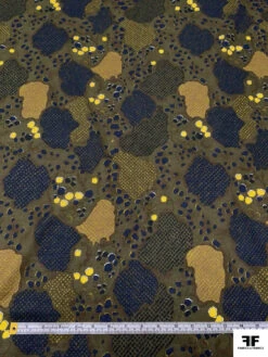 Abstract Block Printed Cotton Lawn - Army Green / Navy / Olive / Yellow -Fabrics And Fabrics Store 19266 4 949be3c8 af8b 408a ac41 f1a6d5a94b83