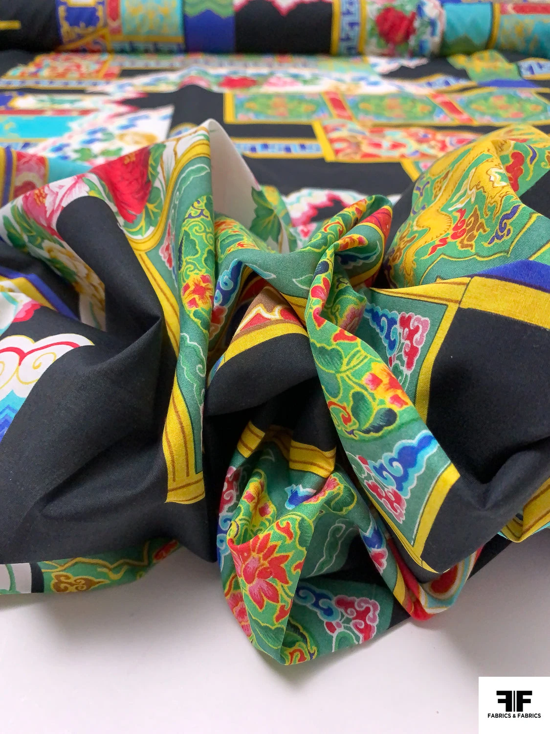 Worldly Printed Fine Cotton Lawn - Multicolor 12 Worldly Printed Fine Cotton Lawn - Multicolor - Image 10