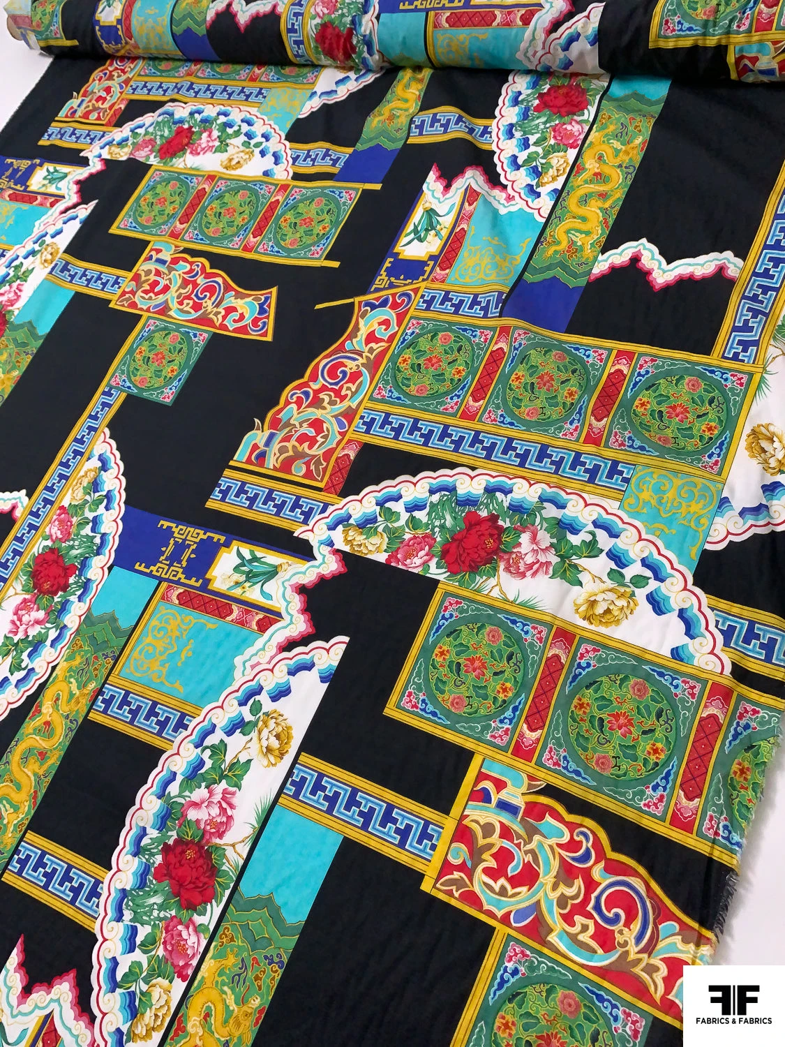 Worldly Printed Fine Cotton Lawn - Multicolor 3 Worldly Printed Fine Cotton Lawn - Multicolor