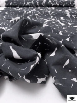Floral Silhouette Printed Cotton Voile - Black / White 23 Floral Silhouette Printed Cotton Voile - Black / White -Fabrics And Fabrics Store 19276 11 0586c9c4 6a16 41db 8893 b2f62dadec8e