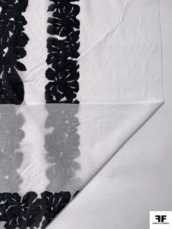 Floral Silhouette Printed Cotton Voile - Black / White 20 Floral Silhouette Printed Cotton Voile - Black / White -Fabrics And Fabrics Store 19276 7 e8120fe8 72eb 47ce a920 8b454d4d3187