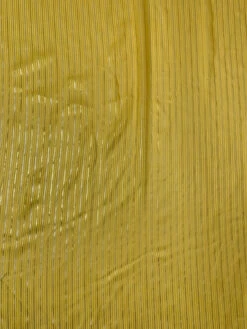 Satin Striped Silk Chiffon With Lurex Pinstripes - Bright Yellow / Gold / Silver 13 Satin Striped Silk Chiffon With Lurex Pinstripes - Bright Yellow / Gold / Silver -Fabrics And Fabrics Store 19342 3