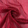 Satin Striped Silk Chiffon With Lurex Pinstripes - Wine / Gold / Silver -Fabrics And Fabrics Store 19346 1
