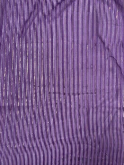 Satin Striped Silk Chiffon With Lurex Pinstripes - Purple / Gold / Silver 14 Satin Striped Silk Chiffon With Lurex Pinstripes - Purple / Gold / Silver -Fabrics And Fabrics Store 19349 4