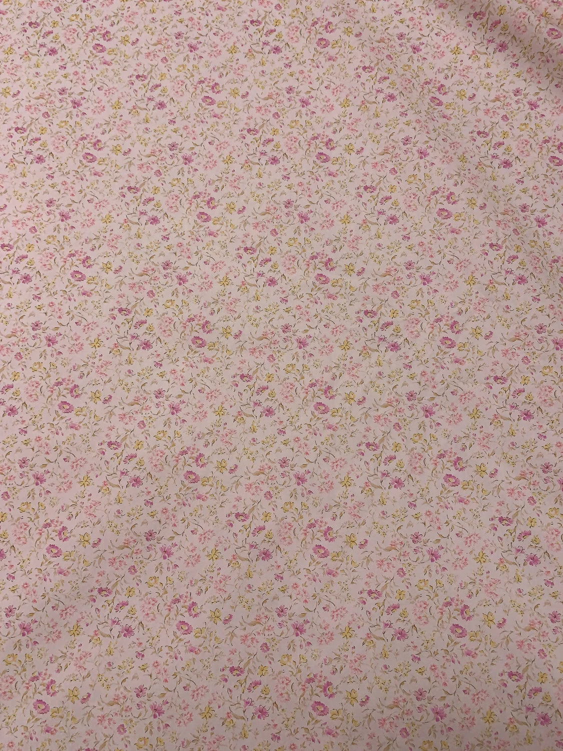 Made In Japan Ditsy Floral Printed Cotton Lawn - Pink / Baby Pink / Butter Yellow 7 Made In Japan Ditsy Floral Printed Cotton Lawn - Pink / Baby Pink / Butter Yellow - Image 5