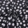 Polka Dot Printed Stretch Cotton Poplin - Black / White 1 Polka Dot Printed Stretch Cotton Poplin - Black / White -Fabrics And Fabrics Store 19435 1