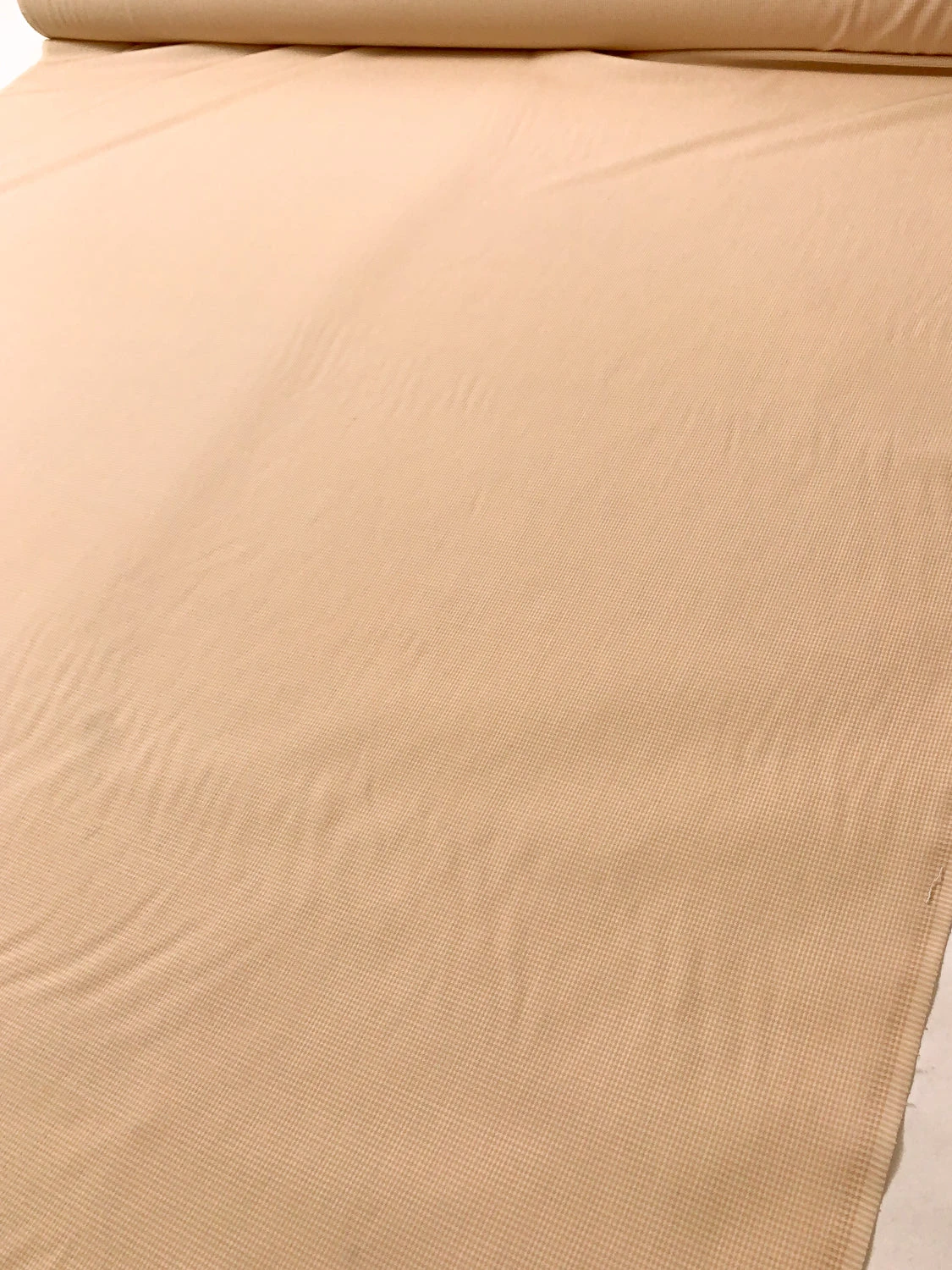 Italian Mini Houndsooth Wool Suiting - Nude Peach / Ivory 9 Italian Mini Houndsooth Wool Suiting - Nude Peach / Ivory - Image 7