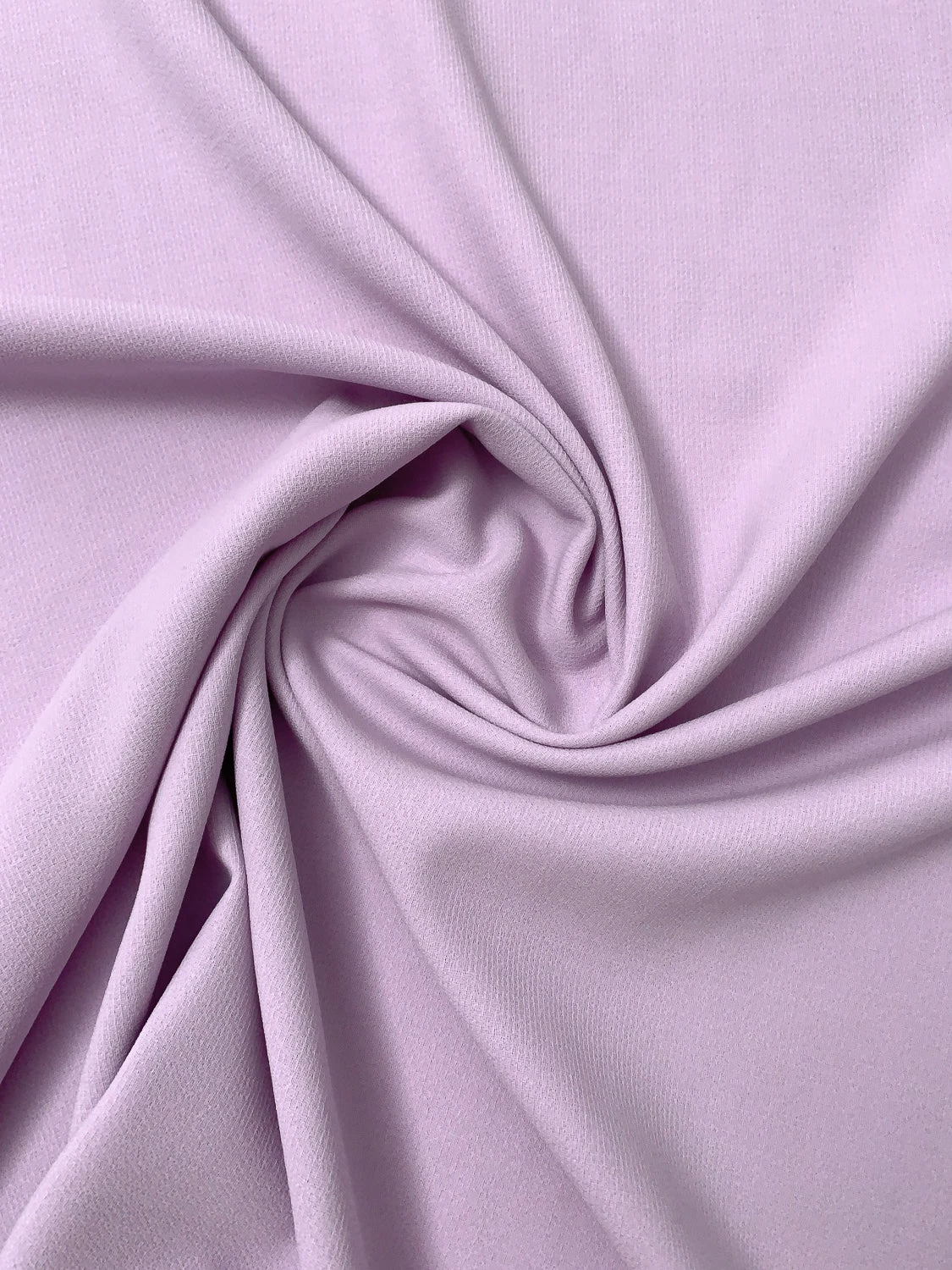 Italian Solid Stretch Double Wool Crepe - Lilac 5 Italian Solid Stretch Double Wool Crepe - Lilac - Image 3