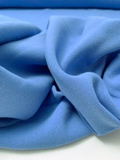 Italian Solid Stretch Double Wool Crepe - Cornflower Blue 15 Italian Solid Stretch Double Wool Crepe - Cornflower Blue -Fabrics And Fabrics Store 19553 7