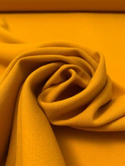 Italian Solid Stretch Double Wool Crepe - Marigold 13 Italian Solid Stretch Double Wool Crepe - Marigold -Fabrics And Fabrics Store 19555 3