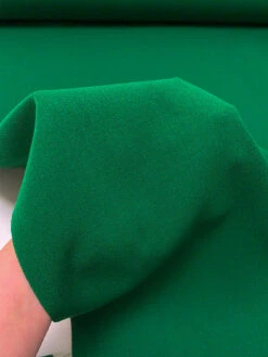 Italian Solid Stretch Double Wool Crepe - Dark Green 10 Italian Solid Stretch Double Wool Crepe - Dark Green -Fabrics And Fabrics Store 19560 6
