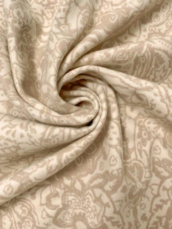 Italian Paisley Floral Double Face Wool Blend Brushed Coating - Beige / Tan 14 Italian Paisley Floral Double Face Wool Blend Brushed Coating - Beige / Tan -Fabrics And Fabrics Store 19562 1