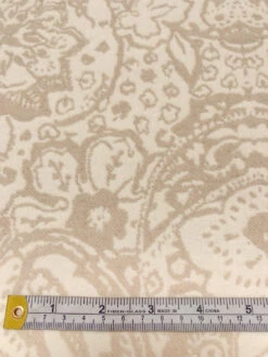 Italian Paisley Floral Double Face Wool Blend Brushed Coating - Beige / Tan 19 Italian Paisley Floral Double Face Wool Blend Brushed Coating - Beige / Tan -Fabrics And Fabrics Store 19562 6