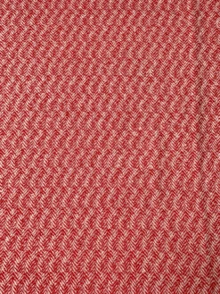 Italian Broken Herringbone Yarn-Dyed Wool Coating - Red / Ivory 14 Italian Broken Herringbone Yarn-Dyed Wool Coating - Red / Ivory -Fabrics And Fabrics Store 19591 3