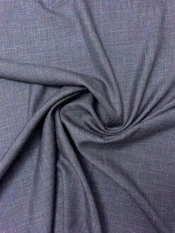 Italian Fine Wool Traditional Suiting - Denim Navy / Off-White 13 Italian Fine Wool Traditional Suiting - Denim Navy / Off-White -Fabrics And Fabrics Store 19714 2