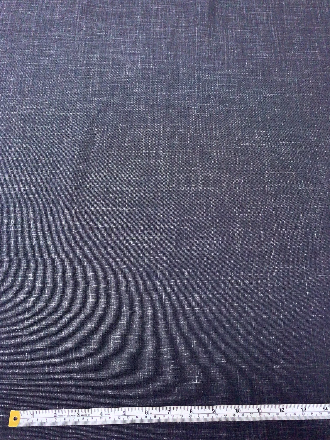 Italian Fine Wool Traditional Suiting - Denim Navy / Off-White 4 Italian Fine Wool Traditional Suiting - Denim Navy / Off-White - Image 2