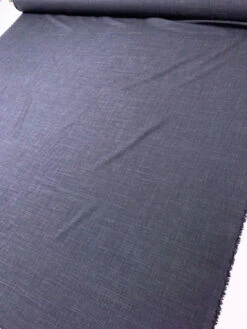 Italian Fine Wool Traditional Suiting - Denim Navy / Off-White 18 Italian Fine Wool Traditional Suiting - Denim Navy / Off-White -Fabrics And Fabrics Store 19714 8