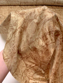 Italian The Row Abstract Printed Silk Twill - Tan / Beige -Fabrics And Fabrics Store 19810 9