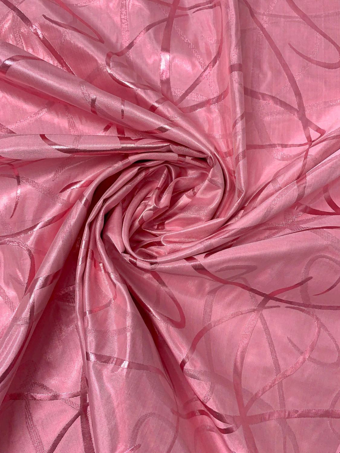 Made In Switzerland Swirl Motif Silk-Blend Lamé Jacquard - Metallic Electric Pink 5 Made In Switzerland Swirl Motif Silk-Blend Lamé Jacquard - Metallic Electric Pink - Image 3