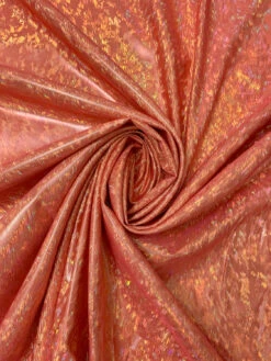 Holographic Lamé - Deep Coral