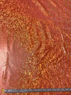 Holographic Lamé - Deep Coral -Fabrics And Fabrics Store 19868 4