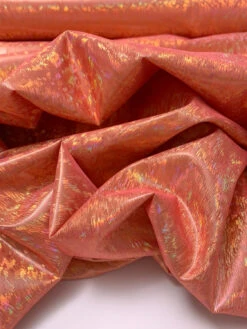 Holographic Lamé - Deep Coral -Fabrics And Fabrics Store 19868 9