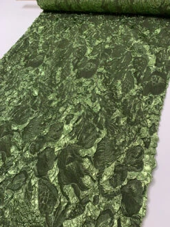 Italian Abstract Stretch Metallic Brocade - Pickle Green 19 Italian Abstract Stretch Metallic Brocade - Pickle Green -Fabrics And Fabrics Store 19882 8