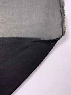 Italian Foil Printed Silk Chiffon - Antique Gold / Black -Fabrics And Fabrics Store 19914 5