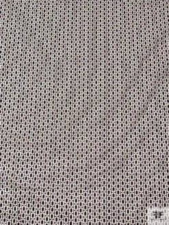 Italian Chunky Chain Links Printed Cotton Lawn - Soft Black / Off-White 14 Italian Chunky Chain Links Printed Cotton Lawn - Soft Black / Off-White -Fabrics And Fabrics Store 19933 3