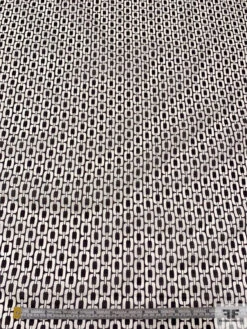 Italian Chunky Chain Links Printed Cotton Lawn - Soft Black / Off-White 15 Italian Chunky Chain Links Printed Cotton Lawn - Soft Black / Off-White -Fabrics And Fabrics Store 19933 4