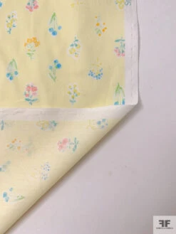 Made In Japan Ditsy Floral Printed Cotton Lawn - Baby Yellow / Blue / Peach / Green 16 Made In Japan Ditsy Floral Printed Cotton Lawn - Baby Yellow / Blue / Peach / Green -Fabrics And Fabrics Store 19974 6