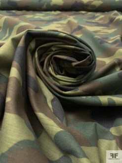 Camouflage Reverse Printed Cotton Twill - Greens / Olive / Black 14 Camouflage Reverse Printed Cotton Twill - Greens / Olive / Black -Fabrics And Fabrics Store 19981 3