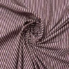 Italian Striped Yarn-Dyed Fine Cotton Shirting - Brown / White / Medium Orchid -Fabrics And Fabrics Store 19995 1